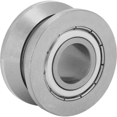 15*41*20mm Rouleau de Guidage à Gorge en V Roulement à Billes Étanché LV202 41ZZ