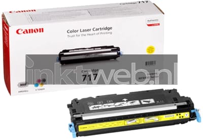Canon 717 toner cartridge geel (origineel)