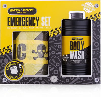 verjaardagscadeau Mannen Cadeau voor mannen, in geschenkverpakking, inclusief body wash toiletpapier (1 rol)