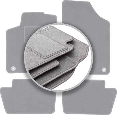 Automatten asgrijs voor: Peugeot 308 I hatchback, stationwagen, SW (2007-2013)