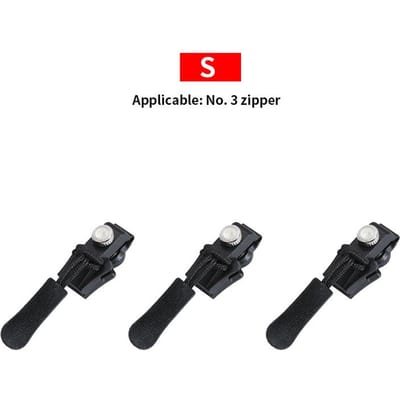 1/3/5/10/20/30 stuks Universele Rits Reparatie Kit Snel Direct Afneembaar Ritskop Vervanging Rits Schuiver Trekker voor 3 Verschillende Maten A