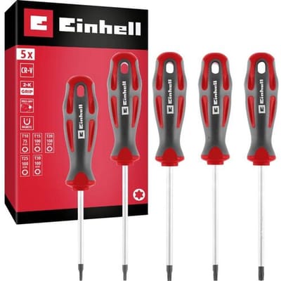Einhell Schroevendraaierset Universeel, Werkplaats Grootte T 10, T 15, T 20, T 25, T 30 1 stuk(s)