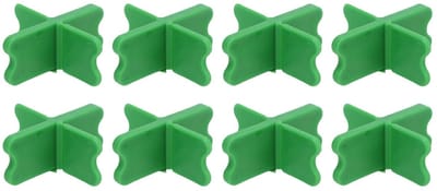 Dek Spacer Tools - Afstandhouders Dekplanken - Terras Bouwen - 4 Dikte Opties - 8 Stuks - Groen