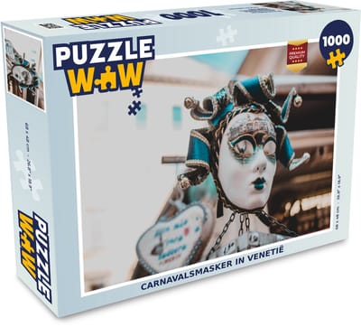Puzzel Carnaval masker - Italië - Venetië - Legpuzzel - Puzzel 1000 stukjes volwassenen