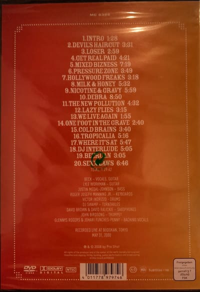 Beck In Tokyo (DVD)