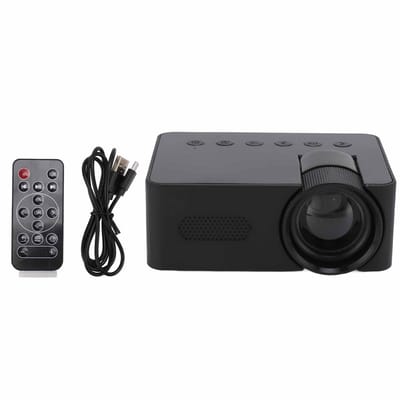 Allecto - Miniprojector - Draagbare Videoprojector - Oogbescherming - Compact en lichtgewicht - Thuisbioscoop - Geschikt voor Slaapkamer en Woonkamer