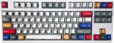 Graphite Keycaps - Multicolor Keycaps voor Gaming Toetsenbord - Cherry - PBT - Dye-Sub - 136 Keys