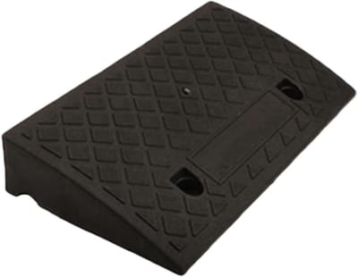 Oprijplaat - Stoeprand helling - Drempels Overbruggen - Antislip textuur - 51x28x8.7 cm - Meerkleurig
