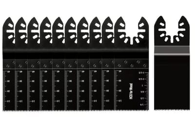 10x Multitool Zaagblad 34 mm – Oscillerend Zaagje Universeel – Geschikt voor Hout, Kunststof en Zachte Materialen – Multitool Accessoire – 10 Stuks