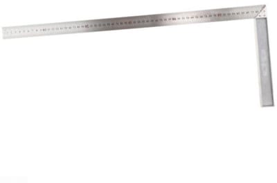 Hoek Vierkante Liniaal - L-vorm Liniaal - Nauwkeurig Meten - Roestbestendig Aluminium - 50 cm - Zilver