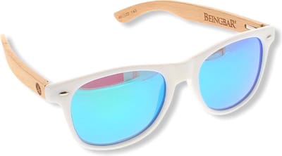 BEINGBAR Eyewear "Model 32" Sustainable Bamboo Sunglasses