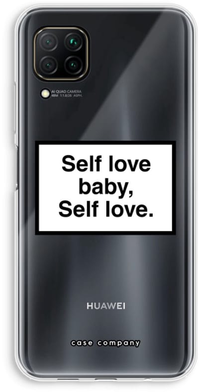 Case Company® - Hoesje geschikt voor Huawei P40 Lite hoesje - Self love - Soft Cover Telefoonhoesje - Bescherming aan alle Kanten en Schermrand