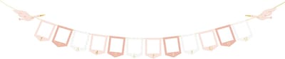 Partydeco - Slinger fotoframe roze ooievaar