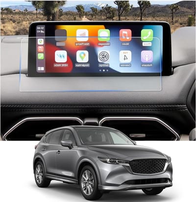 Navigatie Beschermfolie voor Mazda CX-5 (2021-2025) - 6H Krasbestendig 10.25 inch GPS Scherm Bescherming - 2 Stuks Accessoires voor Auto Navigatie