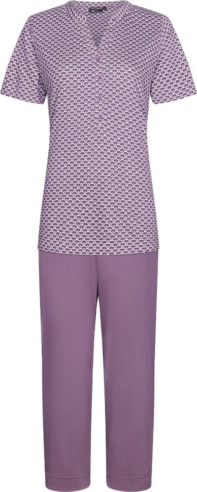 Paarse duurzame pyjama Pastunette - Paars - Maat - 38