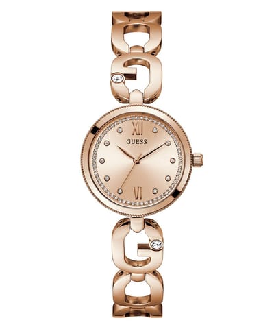 Guess Empower GW0759L3 Horloge - Staal - Rosékleurig - Ø 30 mm