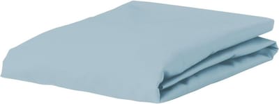 ESSENZA Premium Percale Hoeslaken Ijsblauw - 180x200 cm