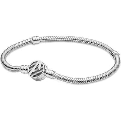 Nieuwe 925 Sterling Zilveren Moment Wildflower Meadow Floral Butterfly Snake Chain Armband voor Populaire Bangle Bead Charm Diy Sieraden 20cm white