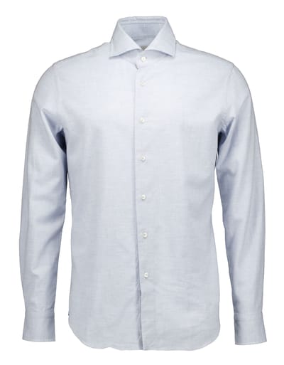 Xacus Washed Shirt Lange Mouw Overhemden Lichtblauw 721ml/31148