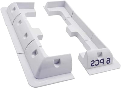Zonnepaneel Houder - Zonnecel Bevestiging - Caravan Camper Dak - Boorvrije Installatie - 33cm Diep - Wit