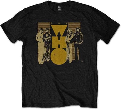 The Who - Yellow Heren T-shirt - M - Zwart