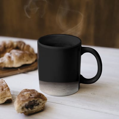 Magische Mok - Foto op Warmte Mokken - Koffiemok - Paard - Modern - Portret - Magic Mok - Beker - 350 ML - Theemok