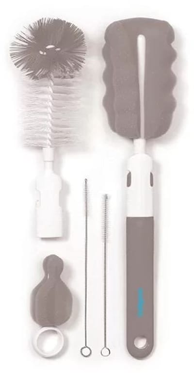 Borstelset Fles / Beker Babyono Antraciet