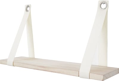 Wandplank Var, hangplank Plank, shabby look, vintage 27x50cm ~ natuurlijke kleur