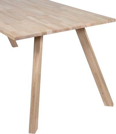 Eiken Tafelblad - Massief Hout - Eetkamer Inrichten - FSC Gecertificeerd - 200x90cm - Onbehandeld