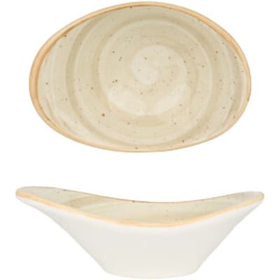 Bonna Serveerschaal - Aura Terrain - Porselein - 10 cm (45cc) - set van 2