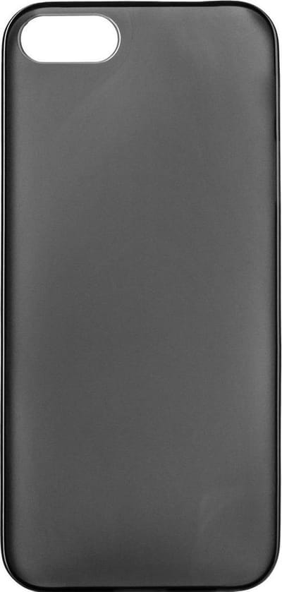 XQISIT iPlate Ultra Dun - Apple iPhone 5/5s en SE Hoesje - Zwart