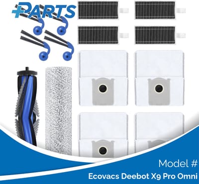 Ecovacs Deebot X9 Pro Omni Onderhoudsset (Plus.Parts® alternatief voor DKT100221)