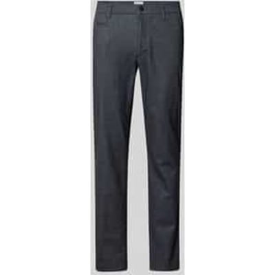 slim fit broek met achterzakken model 'Fabio'
