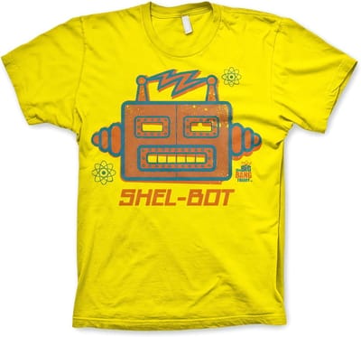 The Big Bang Theory Heren Tshirt -M- Shel-Bot Geel