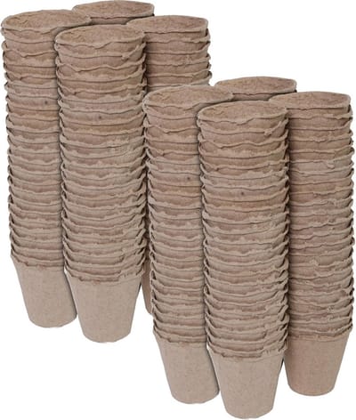 Talen Tools Stekpotje / kweekpot - 192x stuks - 6 cm - turfpotjes