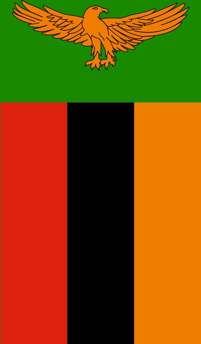 Vlag Zambia 70x100cm