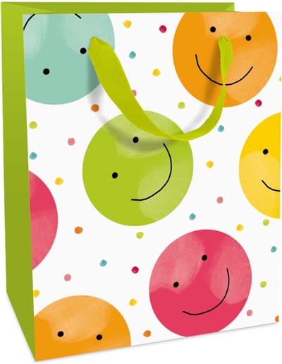 Tasje 12x15x6 cm Happy Smileys