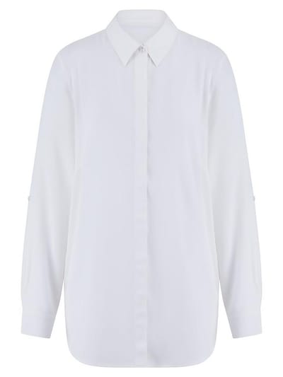 Lange blouse Van Emilia Lay wit
