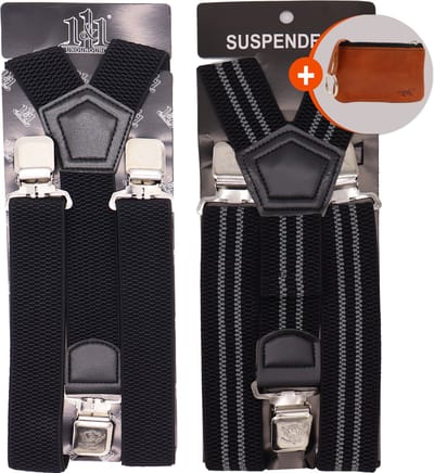 Safekeepers Bretels Heren Volwassenen - Brede Clip - 2 Stuks