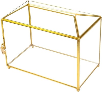 Feestkaartdoos - Bruiloftscassette Cadeaubonhouder - Geld en Kaarten Verzamelen - Grote Capaciteit - 1000 Gram - Helder
