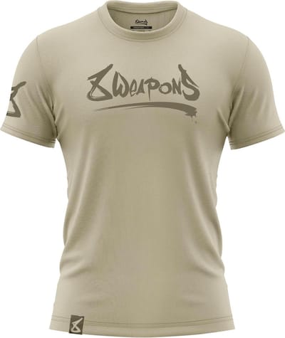8 WEAPONS Muay Thai T-Shirt Unlimited Sand - S
