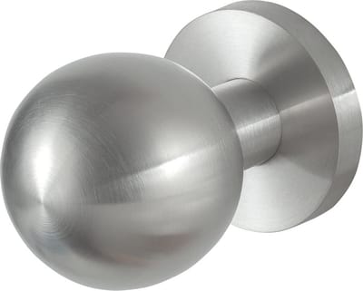 Deurknop - RVS geborsteld - RVS - GPF - GPF9954.09-00 RVS mat kogelknop S1 50mm draaibaar met ronde