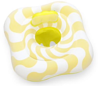 Bestway zwemzitje Comfort Plush babyboot zwembad 1-2 jaar multicolor.