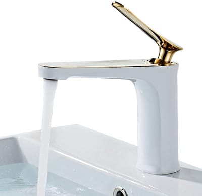 Dailygoods- Wastafelkraan Modern - Volledig Koper - Warm/Koud Mengwater - Eenvoudig te Installeren - Duurzaam - Keramische Kleppen - Mengkraan
