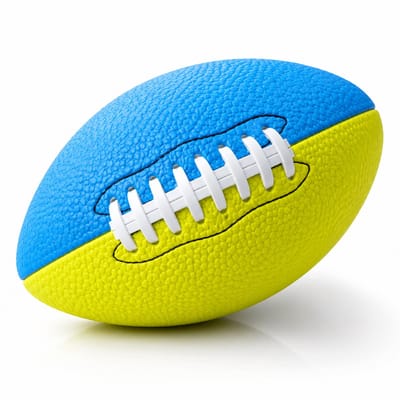 Suotu American Football - Maat 6 - Sterk en Duurzaam - Goede Grip - voor Jongeren en Volwassenen - Blauwgroen