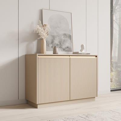 Meubella - Dressoir Remy - Beige - 104 cm
