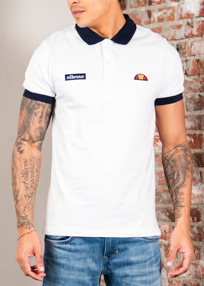 Ellesse Lessepsia polo - white navy