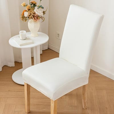 Leren Stoelhoes Waterdicht Oliebestendig Antislip Stoelhoes Huishouden Effen Kleur Verdikte Eetstoelhoes M  45-55cm)