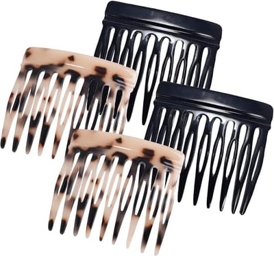 Set van 4 Franse Haarkammen voor Fijn en Dun Haar