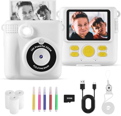 Kindercamera met 2,4 inch scherm en 24 MP - 1080P digitale camera voor kinderen
